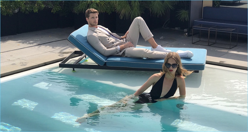 Behind the Scenes: Edward Wilding and Julia Frauche for Joop!'s spring-summer 2018 campaign.