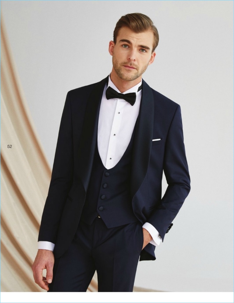 Embracing a dapper charm, Patrick Kafka goes formal with Beymen Collection.