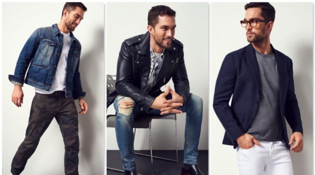 Tobias Sorensen Rocks Denim Looks for Bloomingdale's Tobias Sorensen models denim looks for a new style guide from Bloomingdale's.