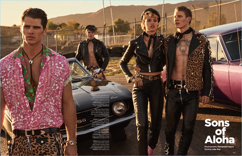 British GQ Style 2018 Editorial Sons of Aloha 004