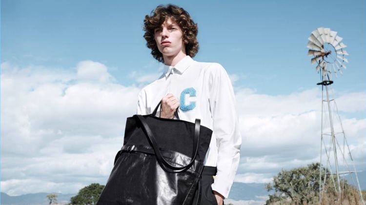 Fernando Albaladejo stars in CK Calvin Klein's spring-summer 2018 campaign.
