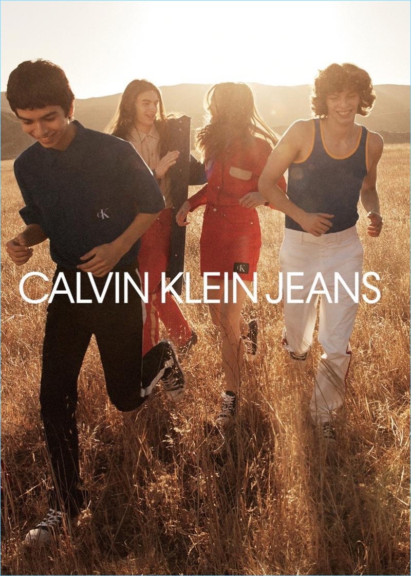 Ernesto Cervantes and Fernando Albaladejo front Calvin Klein Jeans' spring-summer 2018 campaign.