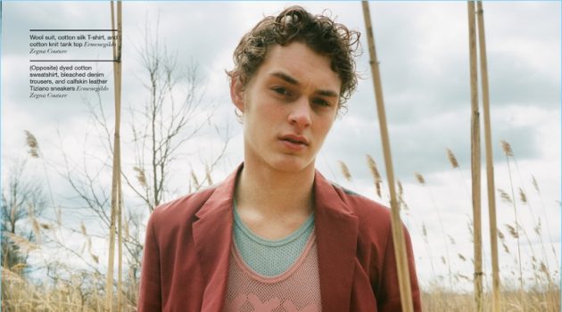 Dani van de Water Dons Ermenegildo Zegna Couture for Manifesto Cover Shoot Dani van de Water Dons Ermenegildo Zegna Couture for Manifesto Cover Shoot