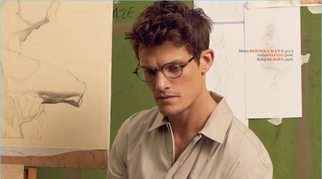 Danny Beauchamp Channels His Inner Artist for Men's Health España Danny Beauchamp Channels His Inner Artist for Men's Health España