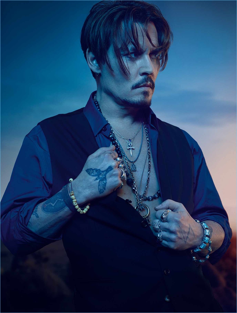 Actor Johnny Depp fronts the fragrance campaign for Dior Sauvage.