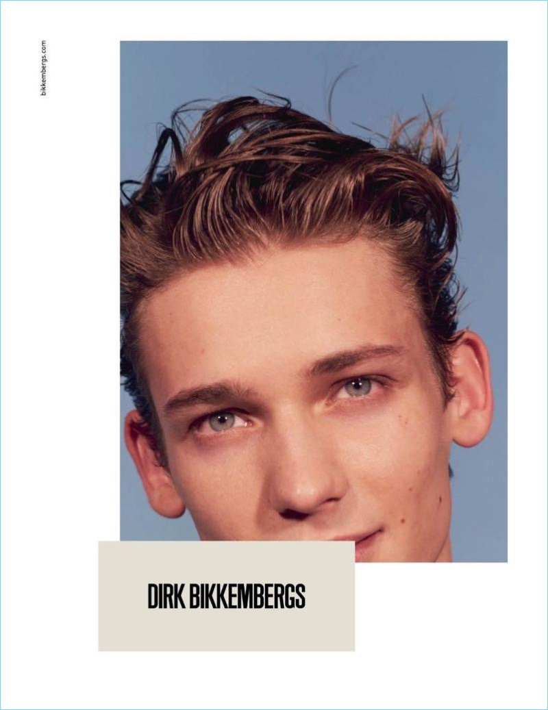 Ready for his close-up, Christopher Einla fronts Dirk Bikkembergs' spring-summer 2018 campaign.
