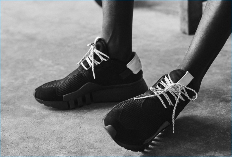 Y-3 Ayero sneakers in black.