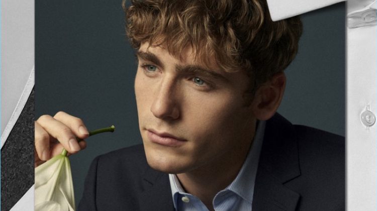 Tom Webb stars in Figaret's spring-summer 2018 campaign.