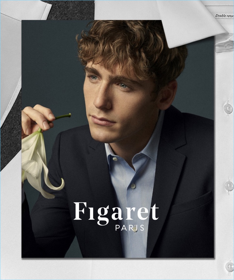 Tom Webb stars in Figaret's spring-summer 2018 campaign.
