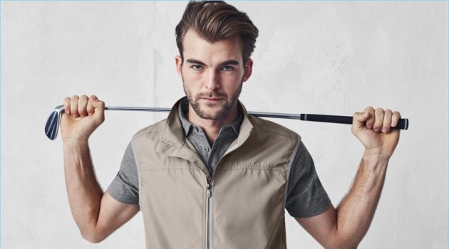 Patrick Kafka, Ollie Edwards + More Front J.Hilburn's Spring 2018 Outing Patrick Kafka models a look from J.Hilburn's new golf collection.
