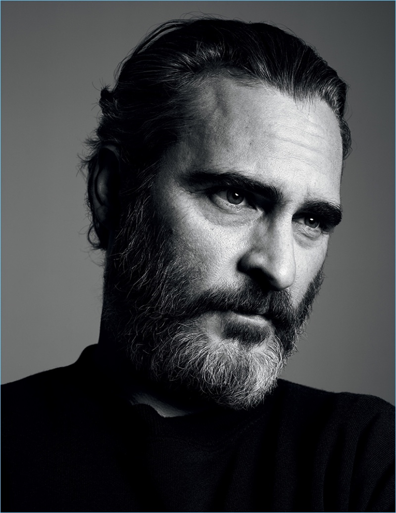 Hedi Slimane photographs Joaquin Phoenix for Interview magazine.