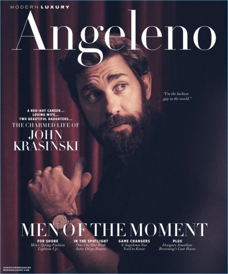 John Krasinski 2018 Modern Luxury Angeleno Cover