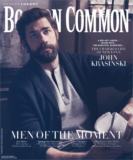 John Krasinski 2018 Modern Luxury Boston Common Cover