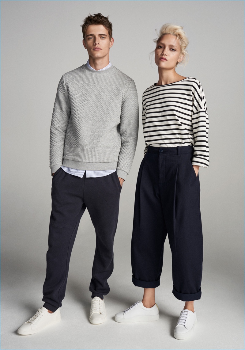 Models Jordy Baan and Charlotte Carey front John Lewis' spring 2018 campaign.