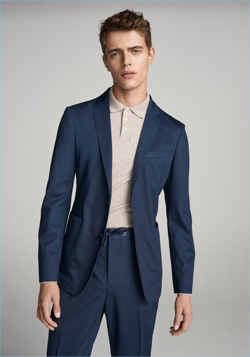 Jordy Baan suits up for John Lewis' spring 2018 campaign.