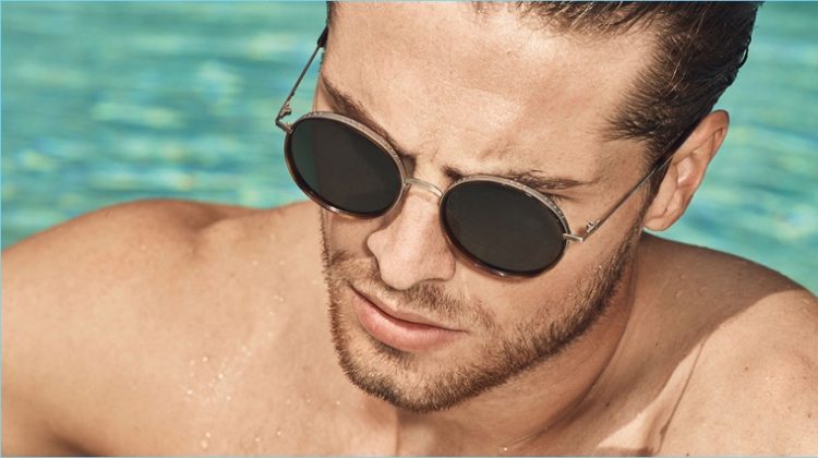 Edward Wilding Relaxes Poolside for Joop! Spring ’18 Campaign