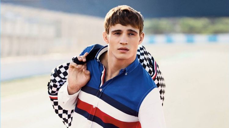 Julian Schneyder Models Off-Duty Essentials by Tommy Hilfiger