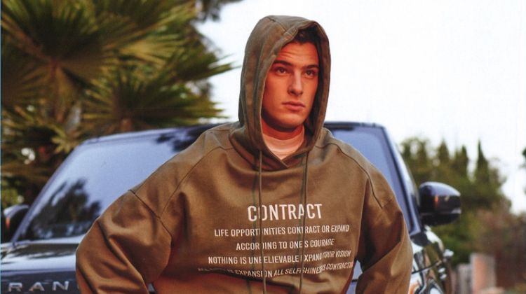 Beverly Hills: Justin Petzschke Goes New Age Sporty with Vogue Hommes