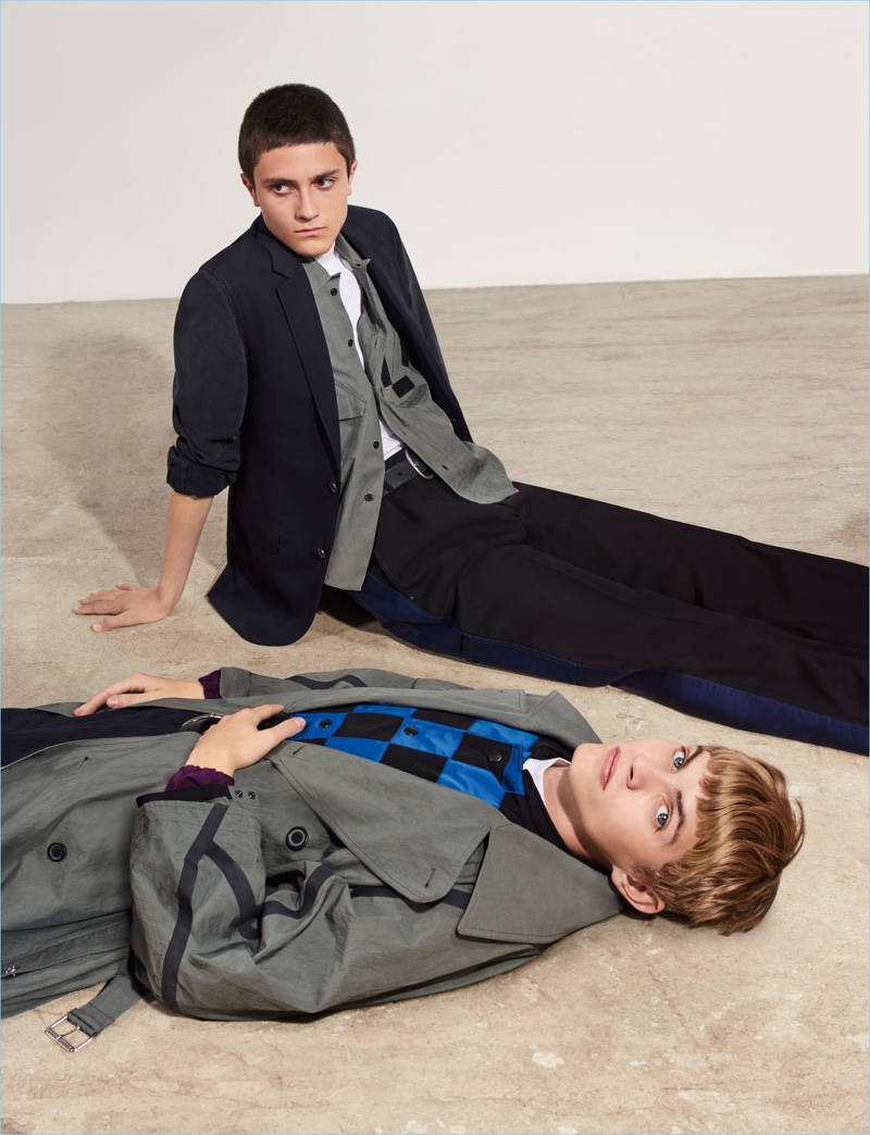 Joaquim and Jose Luis star in Lanvin's spring-summer 2018 campaign.