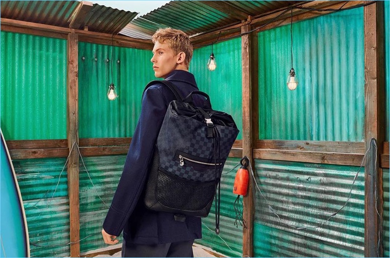 Oliver Houlby fronts Louis Vuitton's spring-summer 2018 men's campaign.