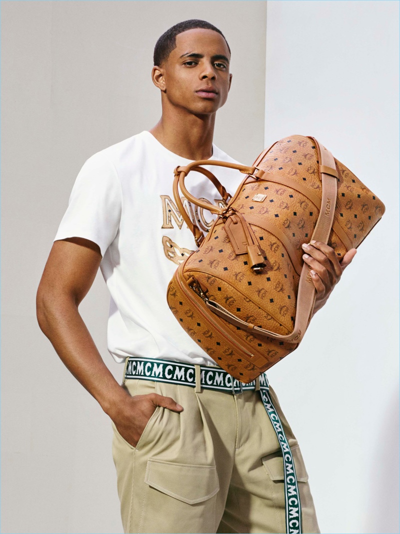 Cordell Broadus fronts MCM's spring-summer 2018 campaign.