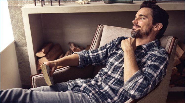 Actor Matt Bomer stars in 7 For All Mankind's spring-summer 2018 campaign.