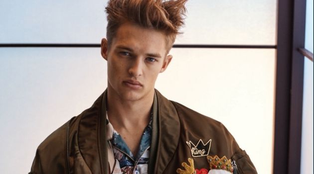 Connecting with Holt Renfrew, Morten Nielsen wears Dolce & Gabbana.
