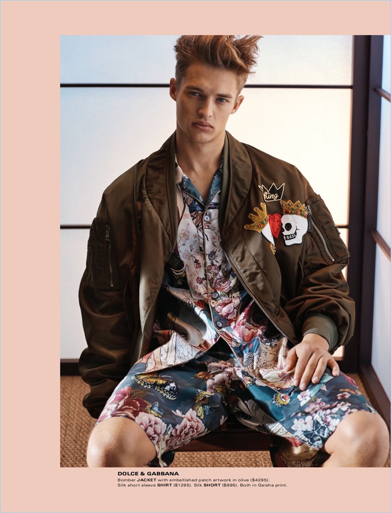 Connecting with Holt Renfrew, Morten Nielsen wears Dolce & Gabbana.