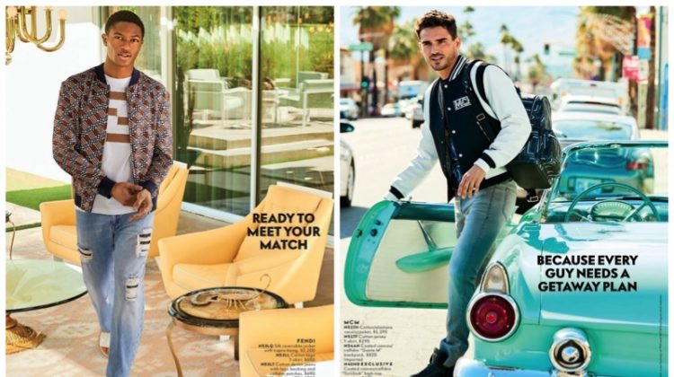 Arthur Kulkov & Hamid Onifade Rock Off-Duty Style for Neiman Marcus