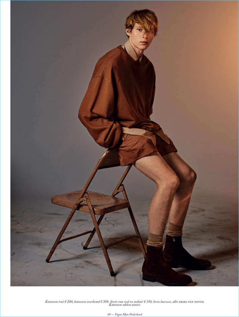 Noah Bunink 2018 Editorial Vogue Man Netherlands 004