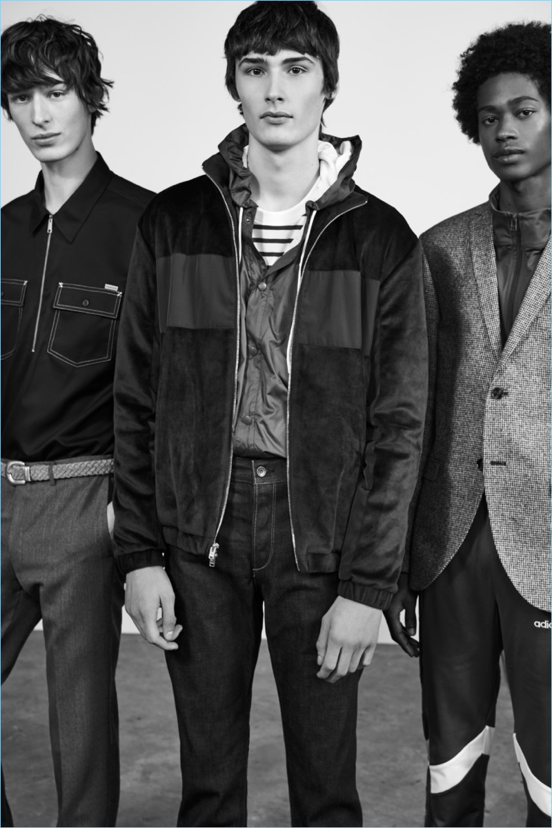 Dylan Fender, Laurens Pouchele, and Jonny Brown star in Nordstrom's spring 2018 men's campaign.