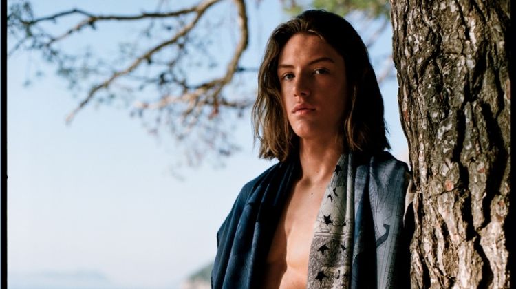 Oliver Sonne Embraces Summer Beach Vibes for Man About Town