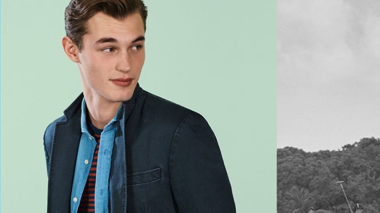 Kit Butler dons smart style from POLO Ralph Lauren.