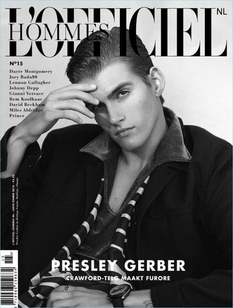 Fresh Heir: Presley Gerber Stars in L'Officiel Hommes NL Cover Shoot