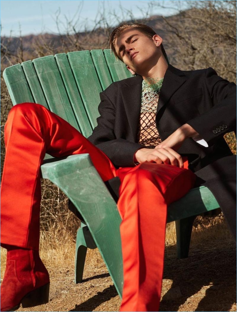 Presley Gerber 2018 LOfficiel Hommes NL Cover Photo Shoot 003