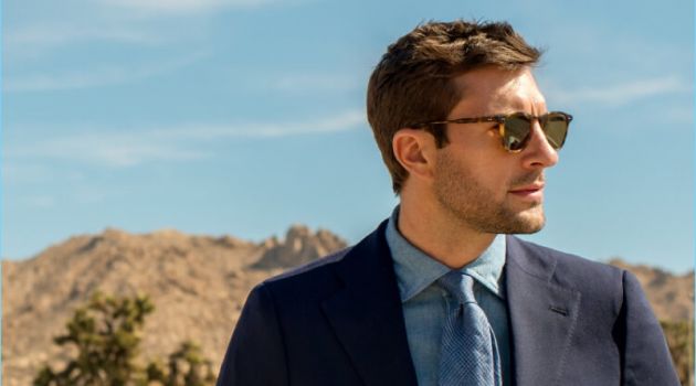 Rafael Lazzini Takes to California's Desert with Proper Cloth for Spring '18 Taking to the California desert, Rafael Lazzini suits up in a number by Proper Cloth.