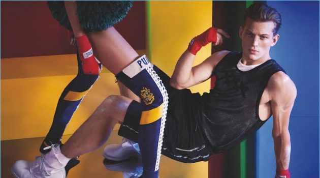 Pop Sport: Sebastian Sauvé Stars in Influencers Cover Shoot Pop Sport: Sebastian Sauvé Stars in Influencers Cover Shoot