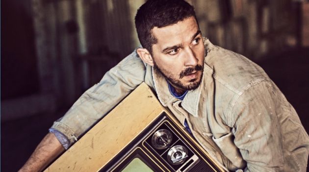 Shia LaBeouf Covers Esquire, Talks Redemption & Kanye West Actor Shia LaBeouf wears a Visvim jacket and Closed x Orcival shirt. He also sports Fortela trousers.