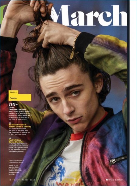 Timothee Chalamet 2018 GQ Cover Photo Shoot 002