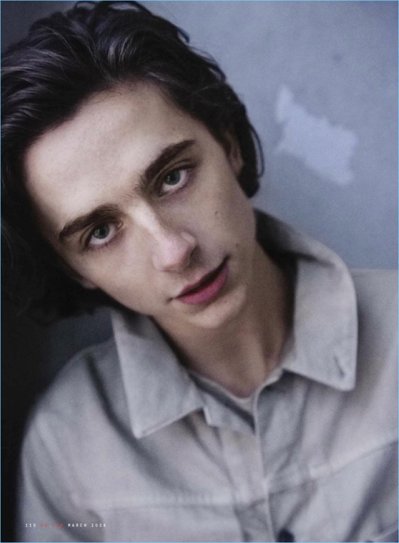 Timothée Chalamet, GQ, 2018, Cover