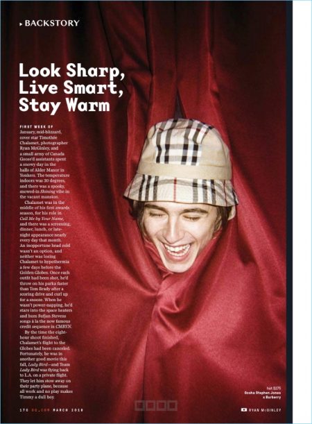 Timothee Chalamet 2018 GQ Cover Photo Shoot 009