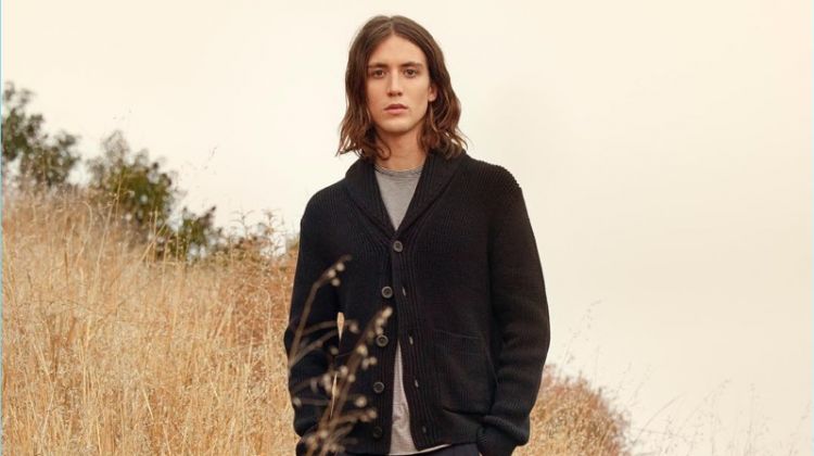 Lucian Clifforth stars in Vince's spring-summer 2018 campaign.