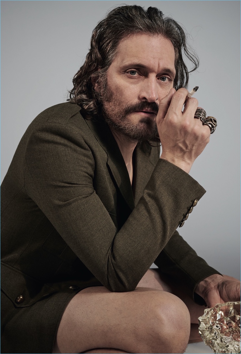 Connecting with Another Man, Vincent Gallo wears Saint Laurent.