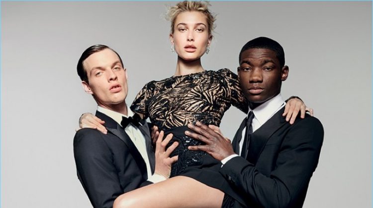 Rocky Harwood & Valentine Rontez Join Hailey Baldwin for Vogue Turkey