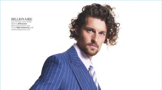 Shirk It: Wouter Peelen Dons Suits for British GQ Shirk It: Wouter Peelen Dons Suits for British GQ