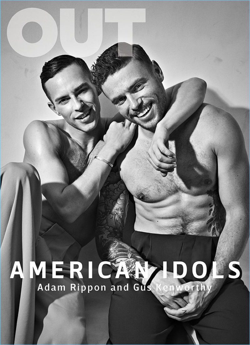 Adam Rippon and Gus Kenworthy cover the May 2018 issue of Out magazine.