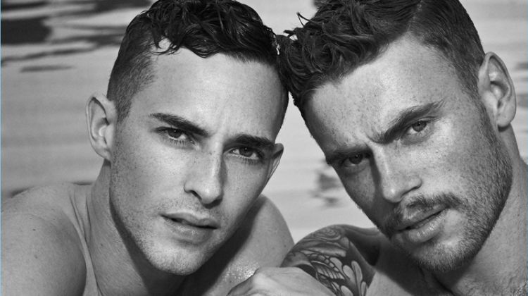 Carter Smith photographs Adam Rippon and Gus Kenworthy for Out magazine.