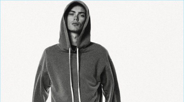 Simon Kotyk Goes Sporty in BILLY 'Establishment' Drop Front and center, Simon Kotyk wears a hoodie and sweats by BILLY.