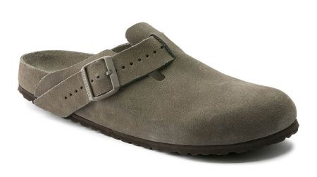 Birkenstock Rick Owens Boston Clog Velour Dust