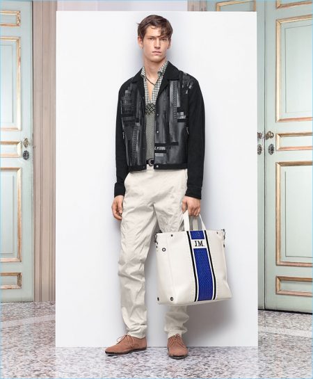 Bottega Veneta Spring Summer 2018 Menswear Collection Lookbook Black White Color 005